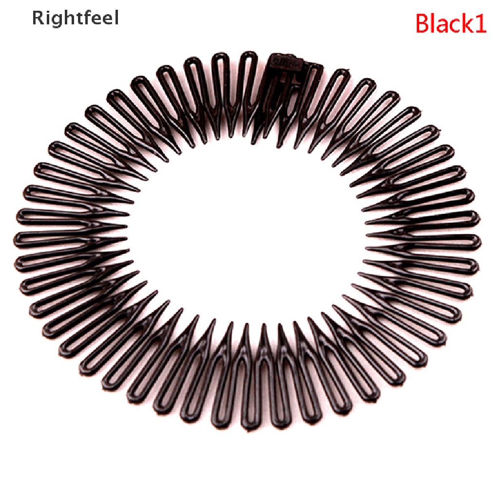 [Hàng mới về] Lược cài tóc bằng nhựa co giãn đính đá kim cương nhân tạo linh hoạt cho nữ