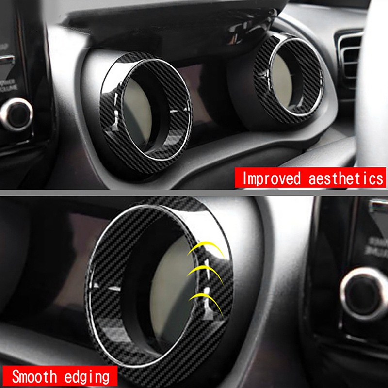 Khung Viền Bảng Điều Khiển Xe Hơi Bằng Sợi Carbon Cho Toyota Yaris Cross 2020 2021