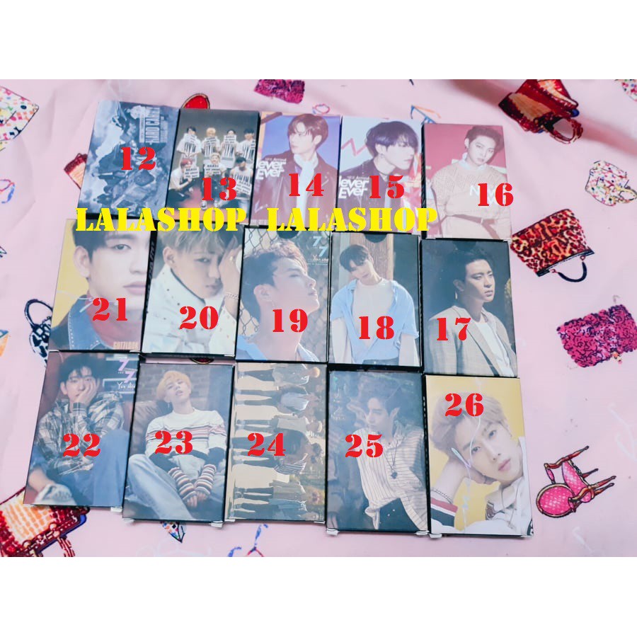 [23-34] 34 MẪU LOMOCARD GOT 7 (HÀNG CÓ SẴN)