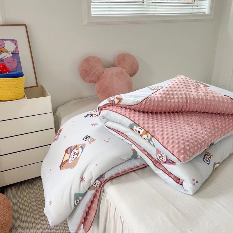 Chăn Nỉ Sữa Dis.Ney Êm Ấm Giữ Nhiệt Tốt Cho Mùa Đông Lạnh (shinbedding)