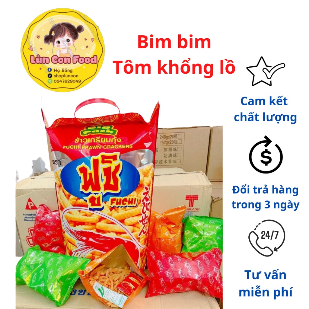 BIM BIM TÔM KHỔNG LỒ THÁI LAN FUCHI HÀNG NHẬP KHẨU CHÍNH HÃNG - Lùn Con Food