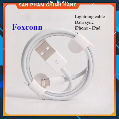 [SIÊURẺ] Dây Sạc iPhon.e (Foxcom) - Cáp Sạc iP 8ic Lightning cho iPhon.e 6/7P/8P/X/11 iPa.d không kén máy không báo lỗi