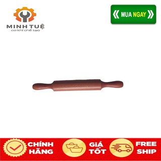 Dụng cụ lăn bột gỗ làm bánh 25cm - cơ khí minh tuệ - dùng cho học sịnh mầm non làm bánh