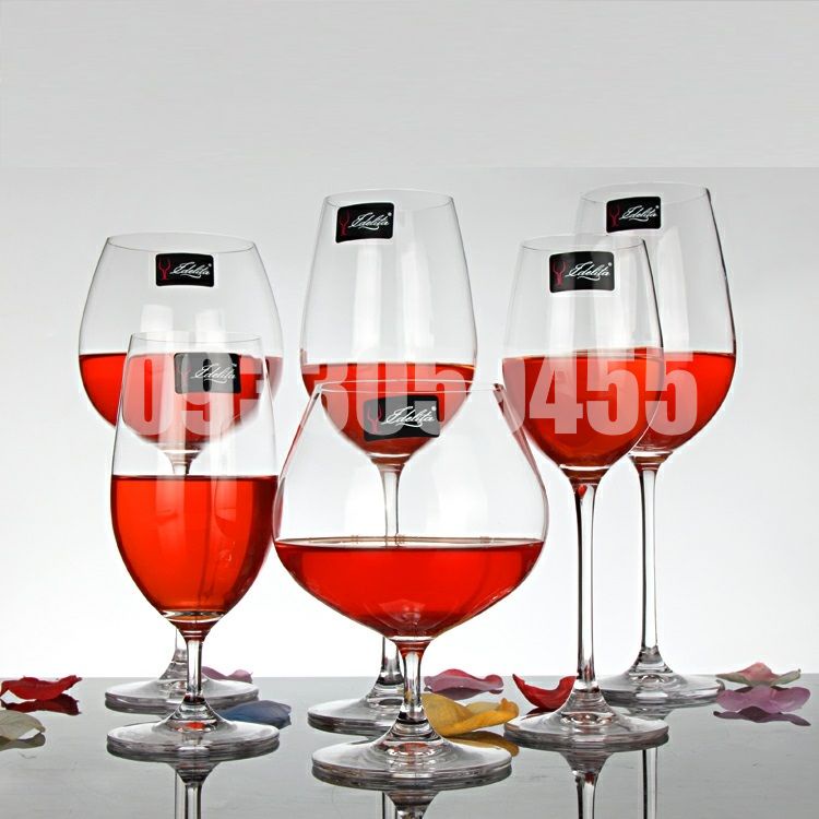 Ly uống rượu vang đỏ sâm panh thủy tinh pha lê cao cấp , cốc uống cocktail martini sang trọng