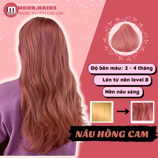Thuốc nhuộm tóc HỒNG CAM | CAM HỒNG | CAM TRÀ SỮA
