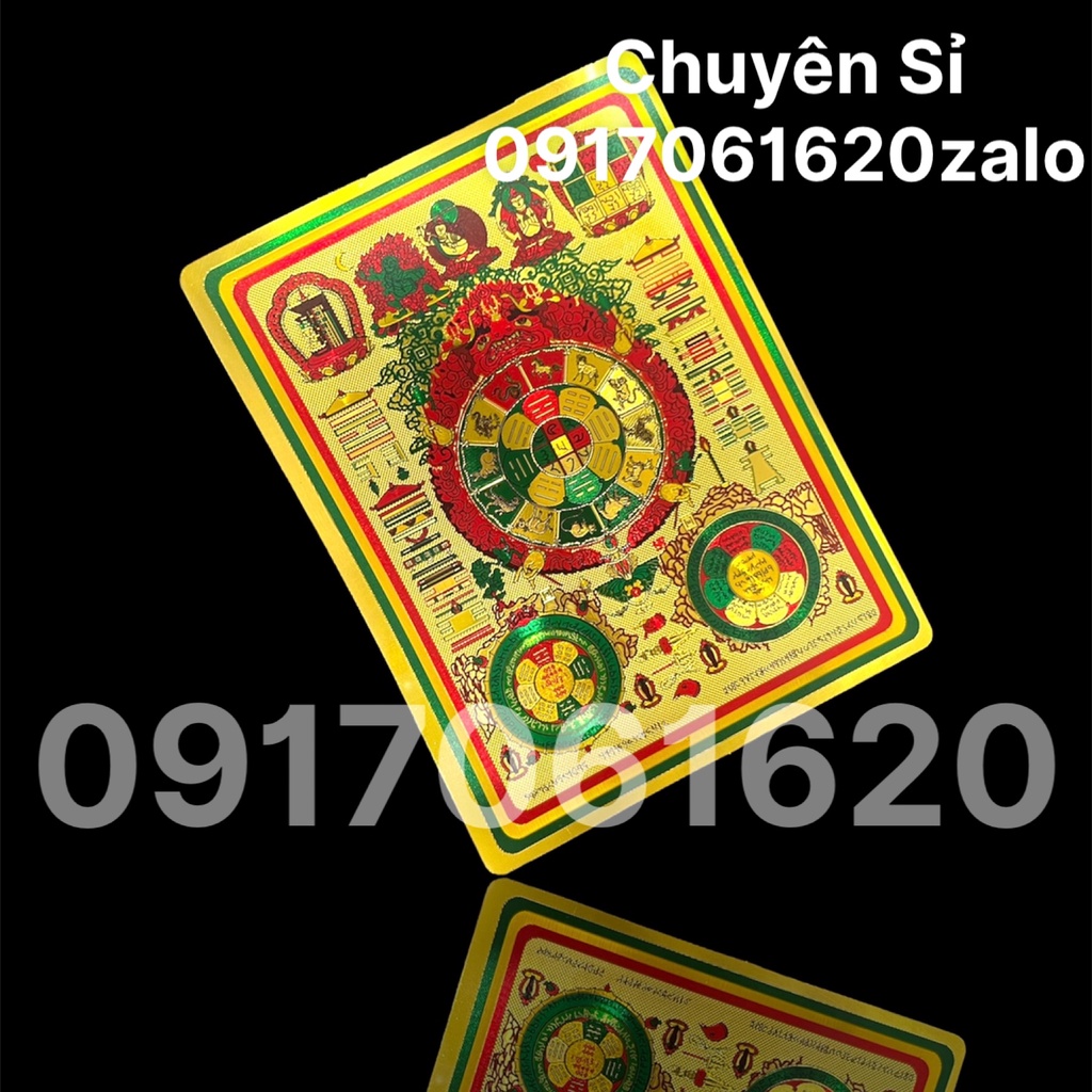 Sỉ Miếng dán Decal Văn Thù Cửu Cung Bát Quái Liên Hoa Sinh Đại sư