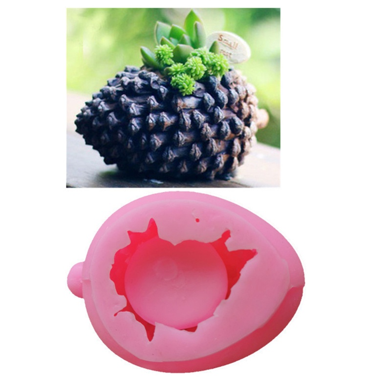 Khuôn Silicone Làm Chậu Cây Mọng Nước DIY