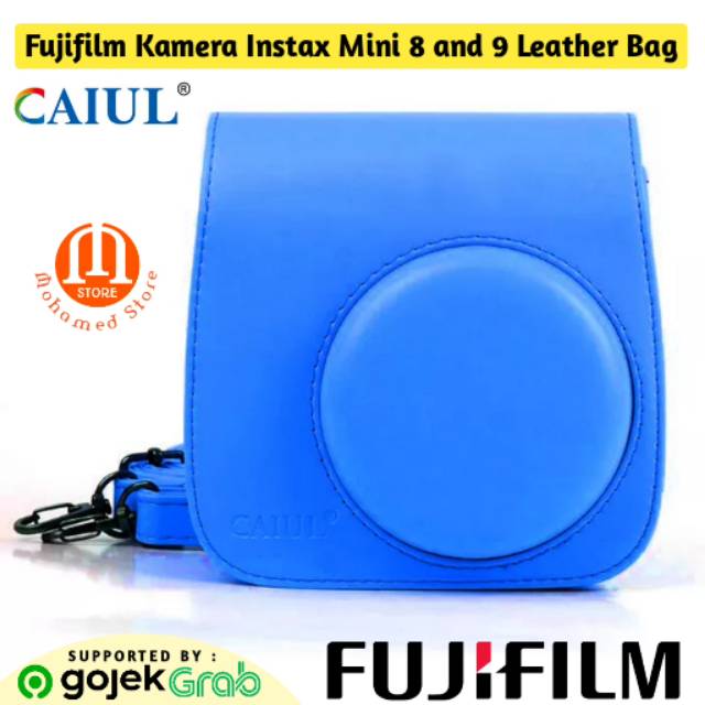 Túi Da Đựng Máy Ảnh Fujifilm Polaroid Instax Mini 9 & 8 Cobalt