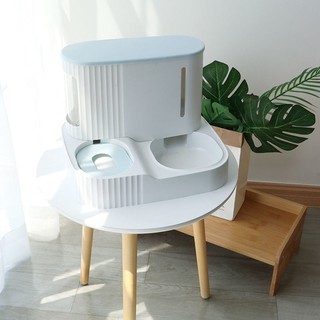 Bộ nạp thức ăn tự động mới cho đồ dùng cho mèo, một bát đựng thức ăn dung tích lớn, bát cho mèo, bát cho chó, đồ dùng