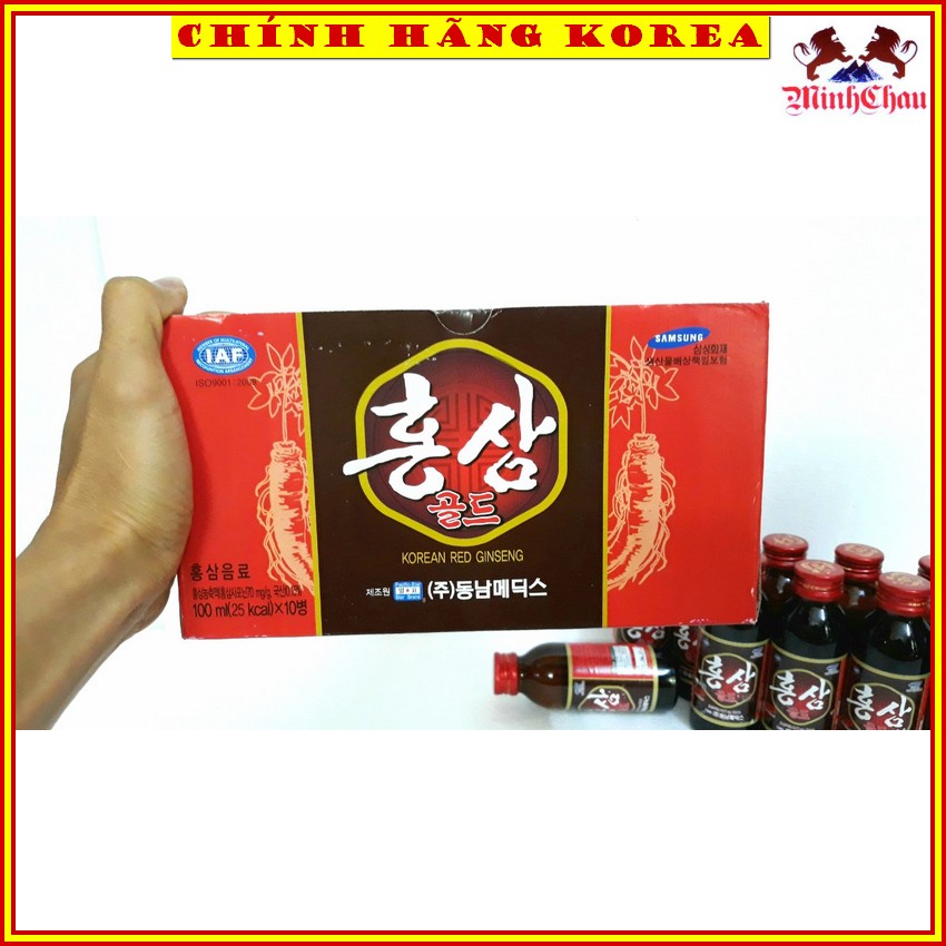 Nước Hồng Sâm Hàn Quốc,Nước sâm chai 100ml [ 1 Chai ], minhchau