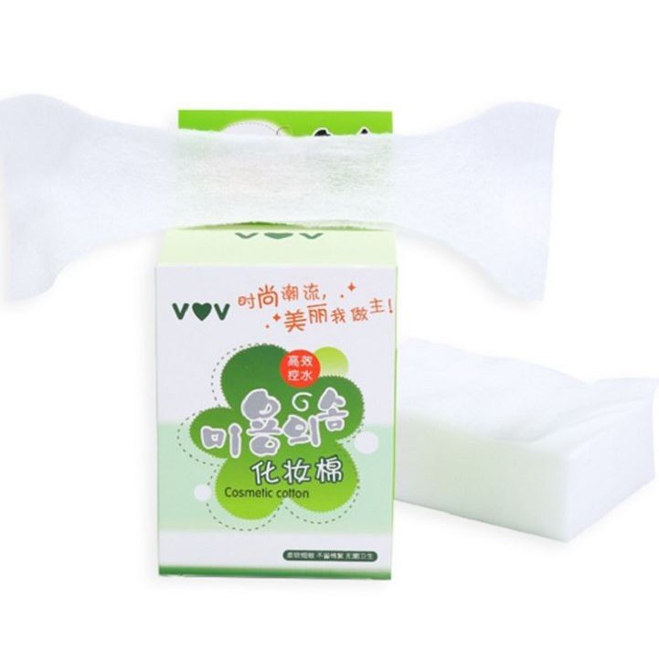 Gói 100 chiếc Bông tẩy trang VOV - Túi bông tẩy trang mini tiện lợi Molangshop