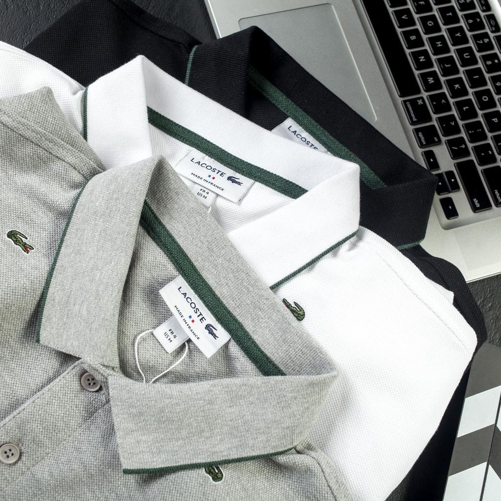 Áo thun polo có cổ from dáng SLIMFITDòng polo phối viền cổtay sang trọng và tinh tếđẹpcháyhàng vài mã rồi anh em