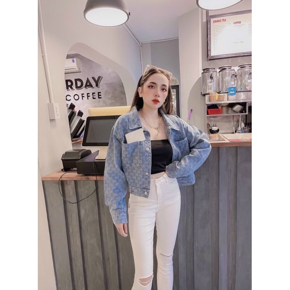 Áo khoác bò hàng đẹp QC