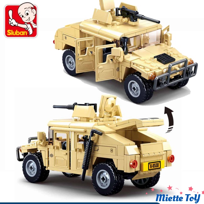 Bộ Đồ Chơi Lắp Ráp LEGO Xe Tăng Quân Đội MIE SLUBAN 265