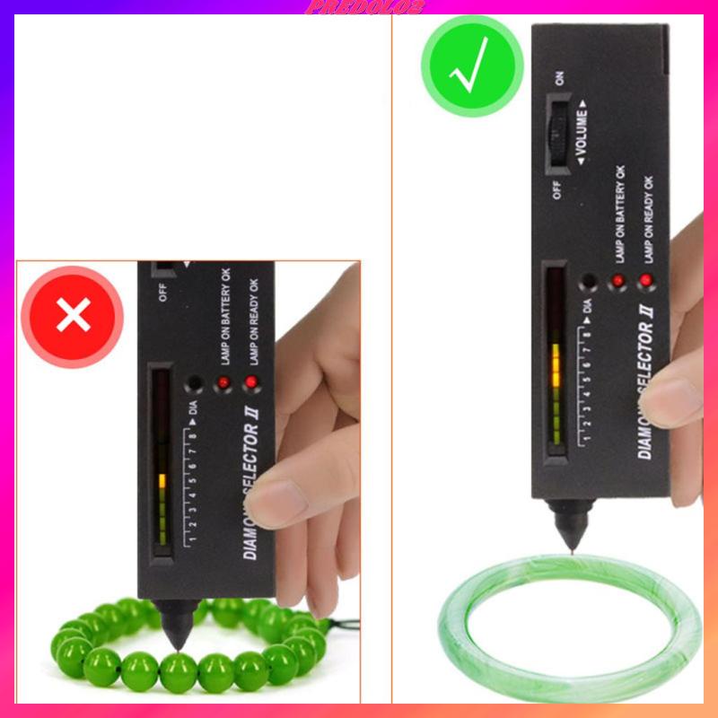 [Predolo2] Bút Thử Kim Cương Chuyên Nghiệp Nhỏ Gọn Dùng Để Kiểm Tra Trang Sức Màu Đen