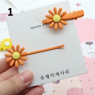 SET 2 KẸP TÓC HOA CÚC HỌA MI