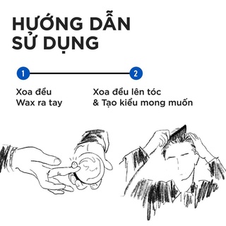 (Chính Hãng) Sáp Vuốt Tóc Uno Wet Effector 80gr