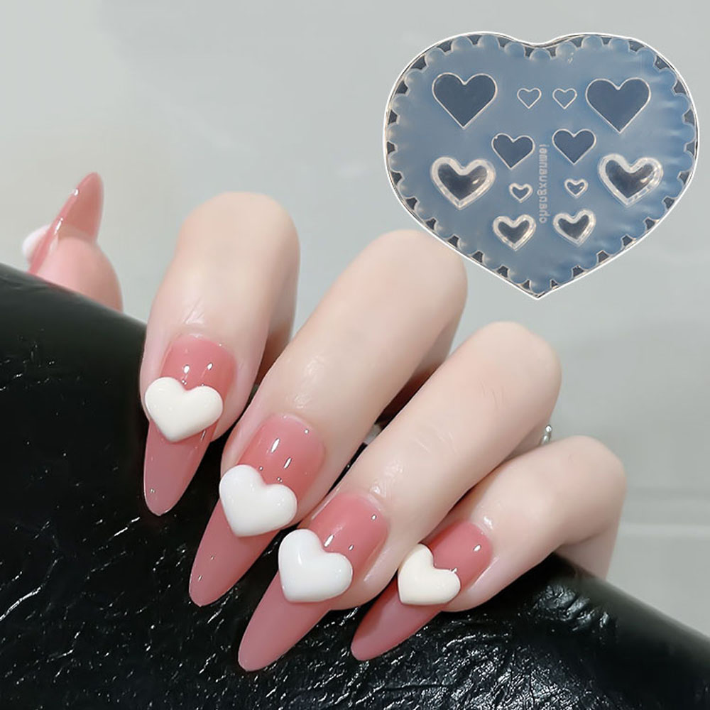 [Hàng mới về] Khuôn làm hạt phụ kiện trang trí móng tay 3D nghệ thuật