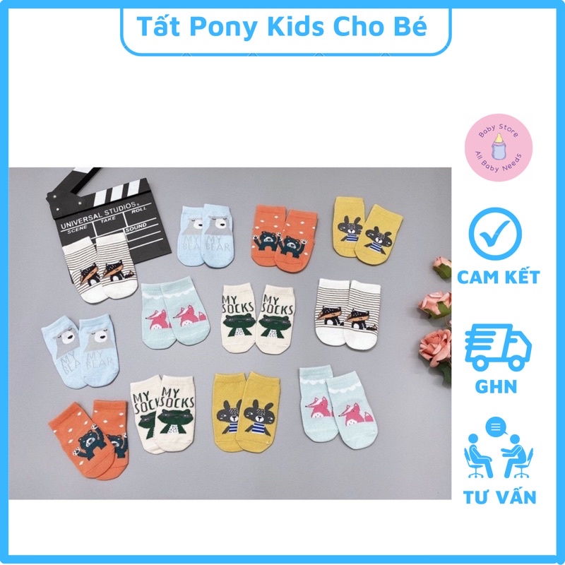 Set 3 Đôi Tất PONY KID Mẫu 2020