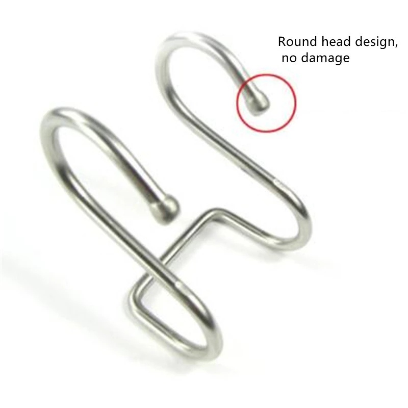 Móc Treo Chữ S Bằng Thép Không Gỉ 304 Đa Năng Gắn Tường Không Cần Khoan Dùng Trong Phòng Tắm/Nhà Bếp/Văn Phòng