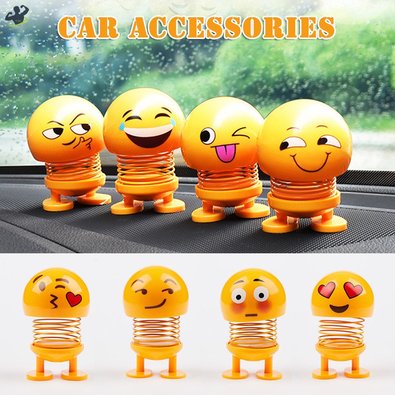 Mô Hình Búp Bê Biểu Tượng Cảm Xúc Dùng Trang Trí Nhà Cửa / Xe Hơi