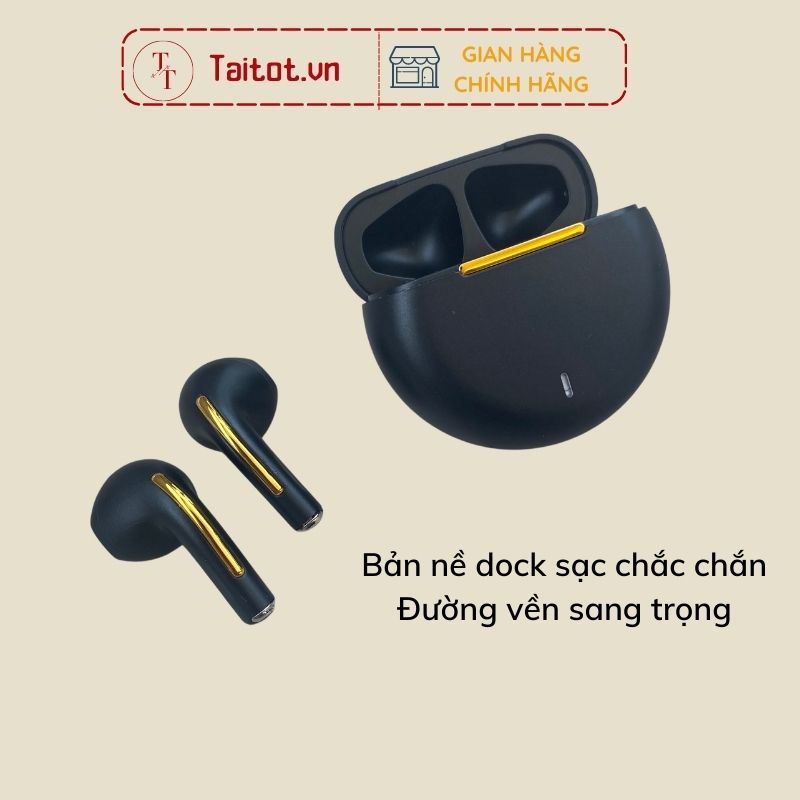 Tai nghe bluetooth không dây Pro 8s chống ồn xuyên âm - Taitot