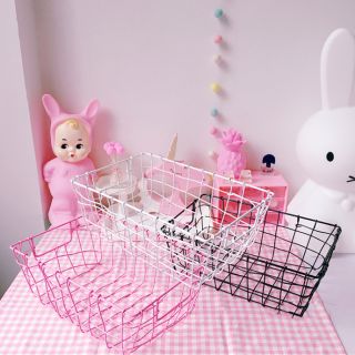 Phụ kiện chụp ảnh giỏ sắt hồng
