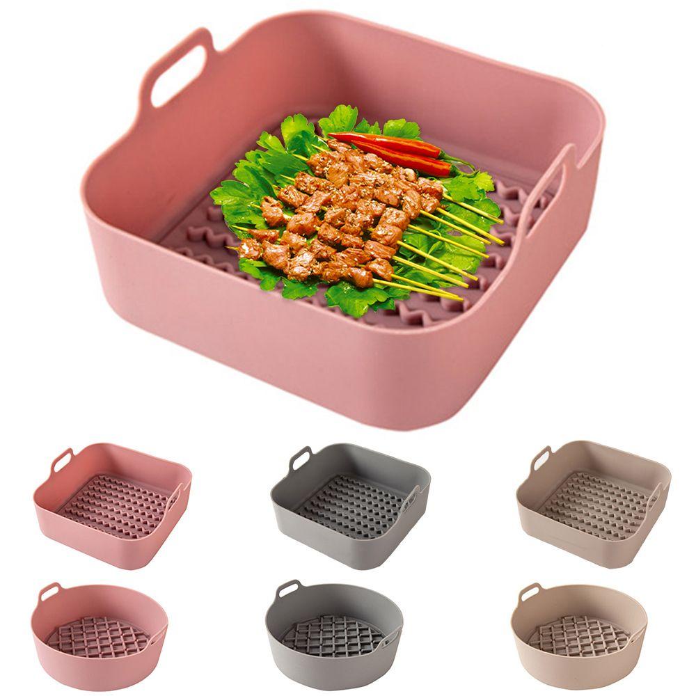 Khay Nướng Bánh Pizza / Nướng Gà Bằng Silicone Tái Sử Dụng Tiện Lợi