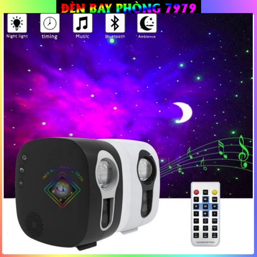 Đèn Ngân Hà V2 Chính Hãng Kết Nối Bluetooth 7 Màu Dùng Cho Phòng Karaoke Phòng Bay Phòng Ngủ. Đèn Led Trang Trí