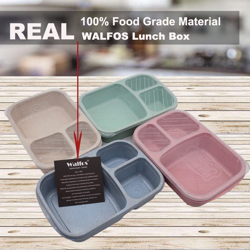 Walfos hộp đựng thực phẩm lúa mì sợi