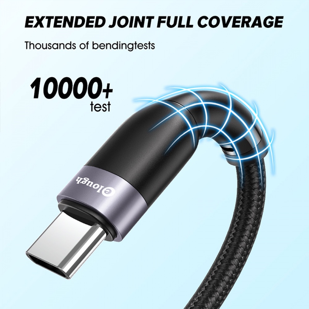 Dây cáp sạc nhanh USB Type C 3A cho điện thoại Xiaomi Samsung