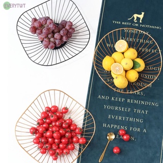 【Ready Stock】Fruit Basket Durable Easy To Clean Iron Solid Sturdy Tight Dishwasher Safe@New