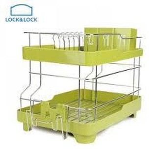 Kệ Úp Chén Bát (Chén Dĩa) 2 Tầng Lock&Lock LDR2001 (hàng chính hãng)