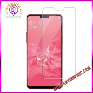 Kính cường lực oppo a3s / f7 / a12e / realme 2 / realme c1 trong suốt,không full màn - mbvp.com