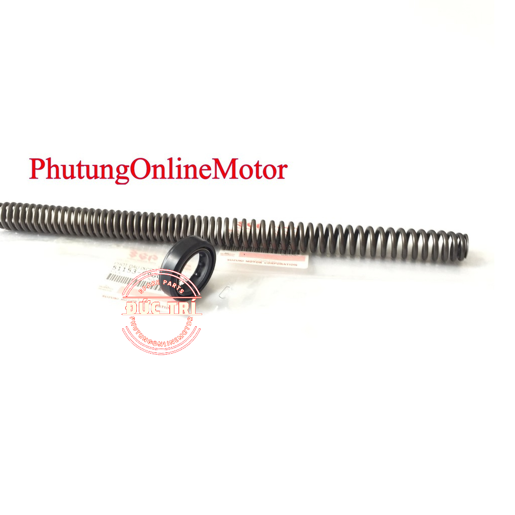 Lò Xo Phuộc Trước + Phốt Phuộc  Axelo - Xbike- Phụ tùng zin chính hãng suzuki
