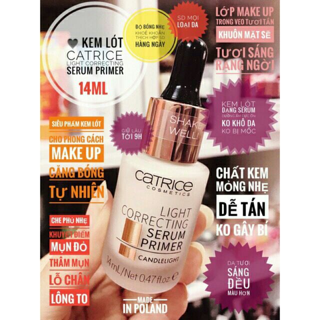 Kem lót dạng serum cartrice