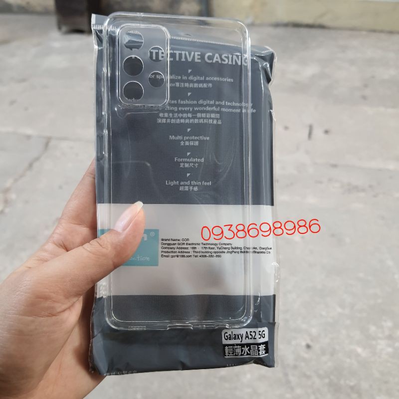 Ốp lưng dẻo Gor TPU cho Samsung S22 ULTRA S22 PLUS S22 S21 FE A32 5G, A52 5G, A72 5G bảo vệ camera silicon trong suốt