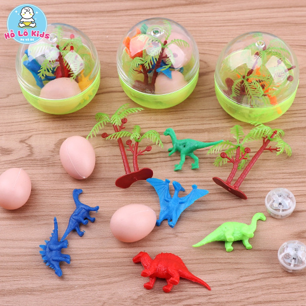 Trứng khủng long đồ chơi có đèn mô hình thông minh cho bé Hồ Lô Kids