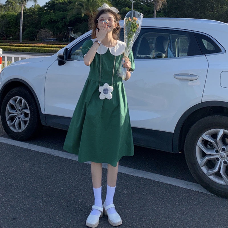 Đầm Cổ Búp Bê Thiết Kế Mới Xinh Xắn Thời Trang Dành Cho Nữ