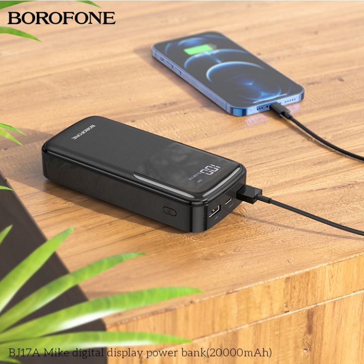 Pin Sạc Dự Phòng 20000Mah Chính Hãng, Borofone BJ17A Hàng Xịn Cao Cấp - Hỗ Trợ Sạc Nhanh - Pin Siêu Bền - Bảo Hành 24Th