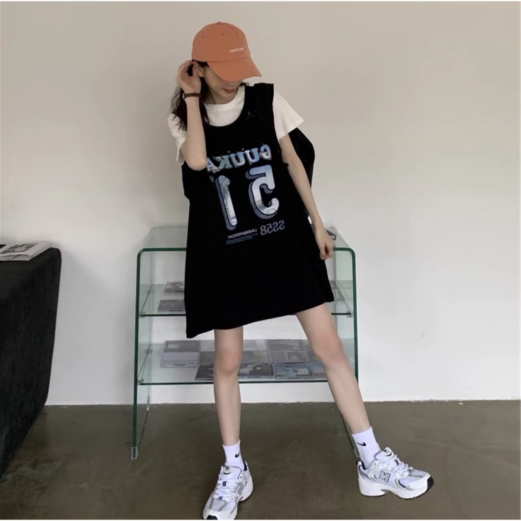 ÁO TANKTOP GUUKA 51 MÀU ĐEN UNISEX Dáng Thể Thao - Áo Ba Lỗ Form Rộng in chữ Hot