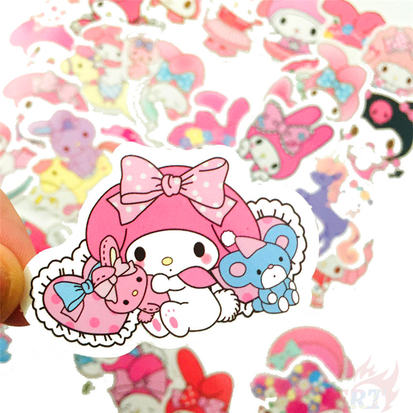 ❉ My Melody Series 03 - Sanrio Character Anime Stickers ❉ 40Pcs/Set DIY Decals Stickers for Album Diary Laptop Scrapbooks Skateboard
