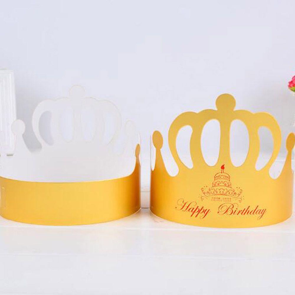 Mũ Dự Tiệc Màu Ngà Có Thể Điều Chỉnh Kích Cỡ|Mũ Vương Miện Đội Đầu Dành Cho Trẻ Em Và Người Lớn
