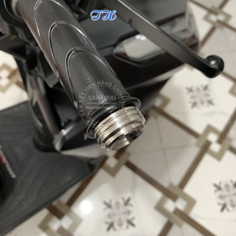 Cặp Gù Tay Lái Inox 304 Salaya Mẫu Gù Đặc Thái gắn nhiều dòng xe như winner, exciter, wave, sirius, ....