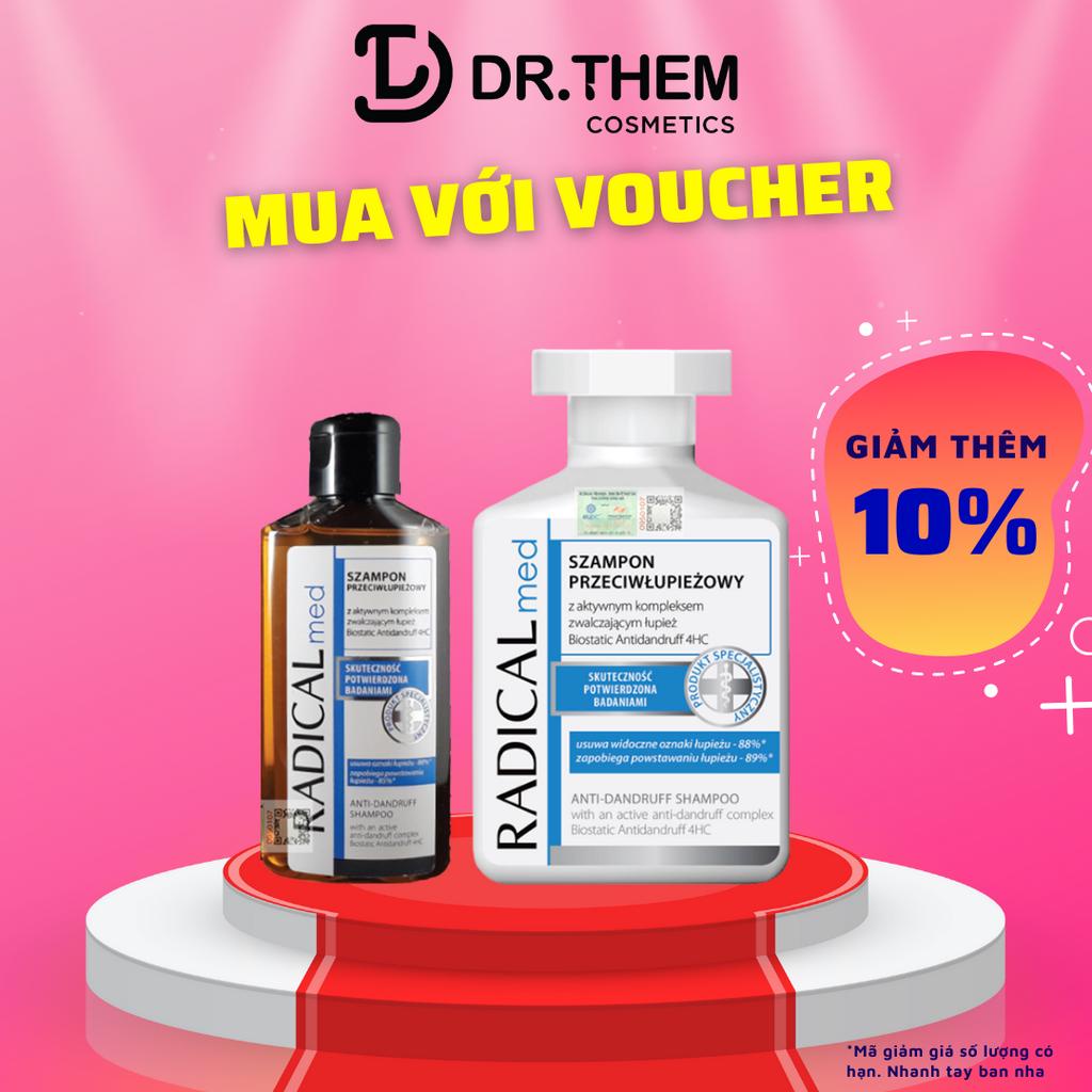 Dầu Gội Đầu Ngữa Gàu Radical Med anti DANDRUFF SHAMPOO Farmona 100ml &amp; 300ml