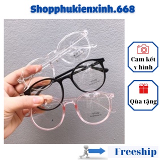 Mắt Kính Thời Trang [ FREESHIP ] Nam Nữ VIVO Form Tròn Siêu Xinh Dễ Thương Hot Trend