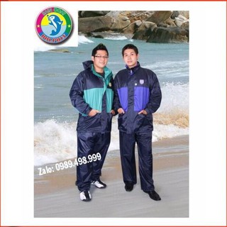 Áo mưa bộ Dolphin mẫu 2 lớp cao cấp