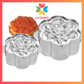 Khuôn Làm Xôi, Làm Bánh Inox Hình Hoa Hồng