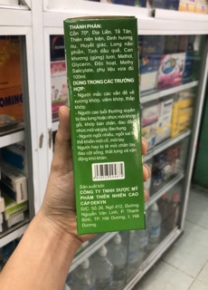 Tinh dầu xịt khớp quế anh