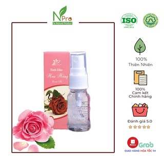 Tinh dầu hoa hồng NPro nguyên chất 100% từ thiên nhiên,Sản phẩm Cao cấp, có chứng nhận, kiểm định